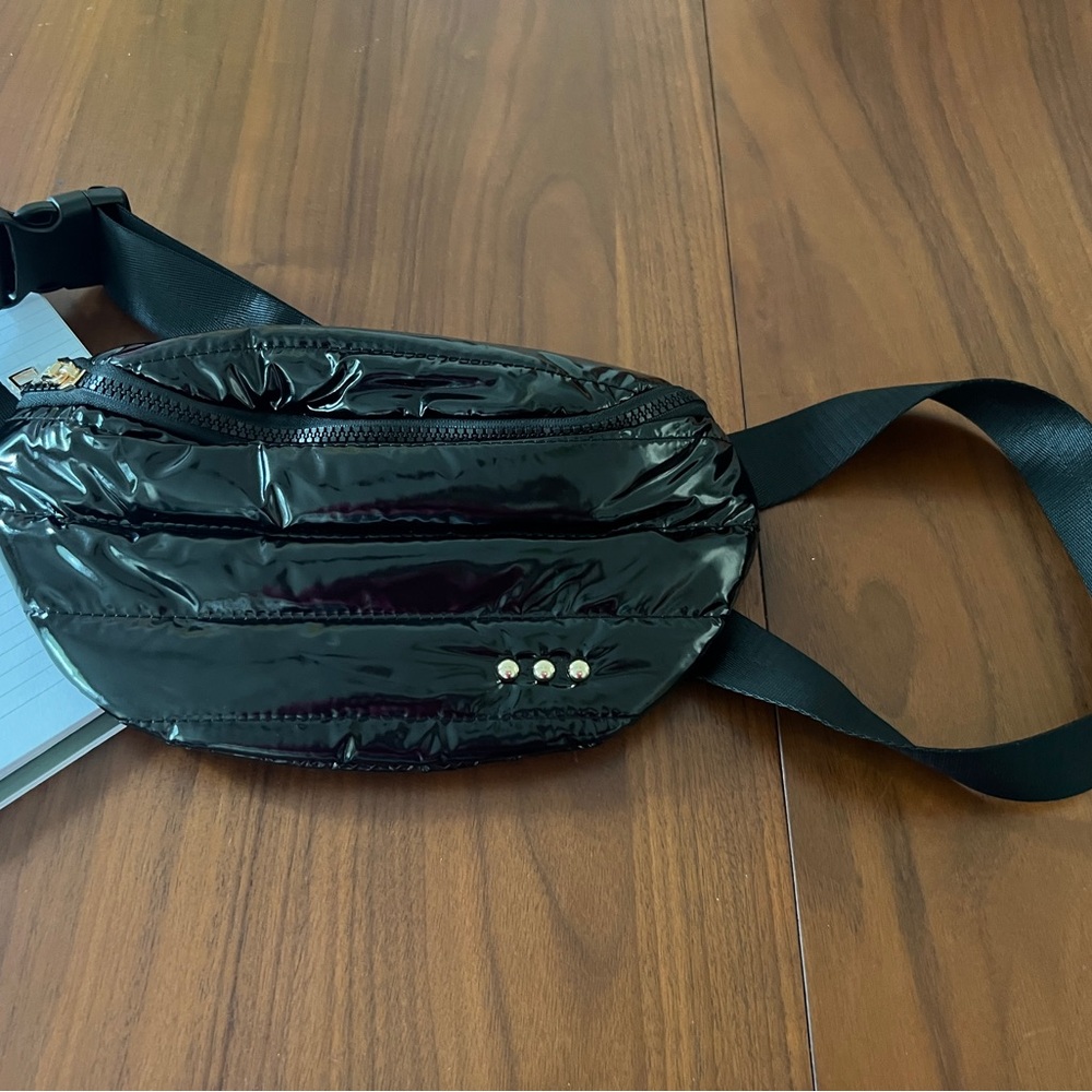 Patent Bum Bag, Pretty Simple, Black, NWT - Picture 11 of 13
